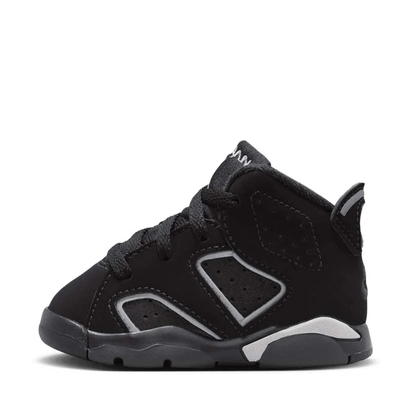 Jordan Brand Jordan 6 Retro 'Cap And Gown' (TD) - Black/Reflect Silver