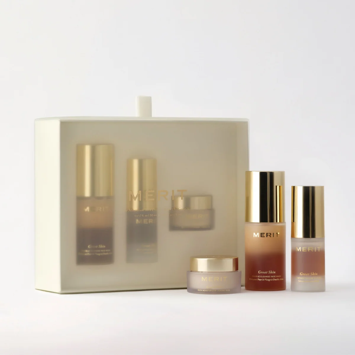 MERIT Beauty The Mini Great Skin Trio