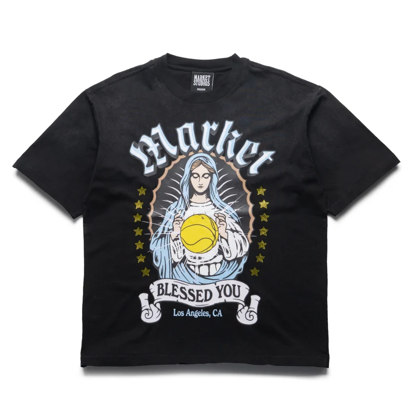 Market Bless The Ball Tee - Black