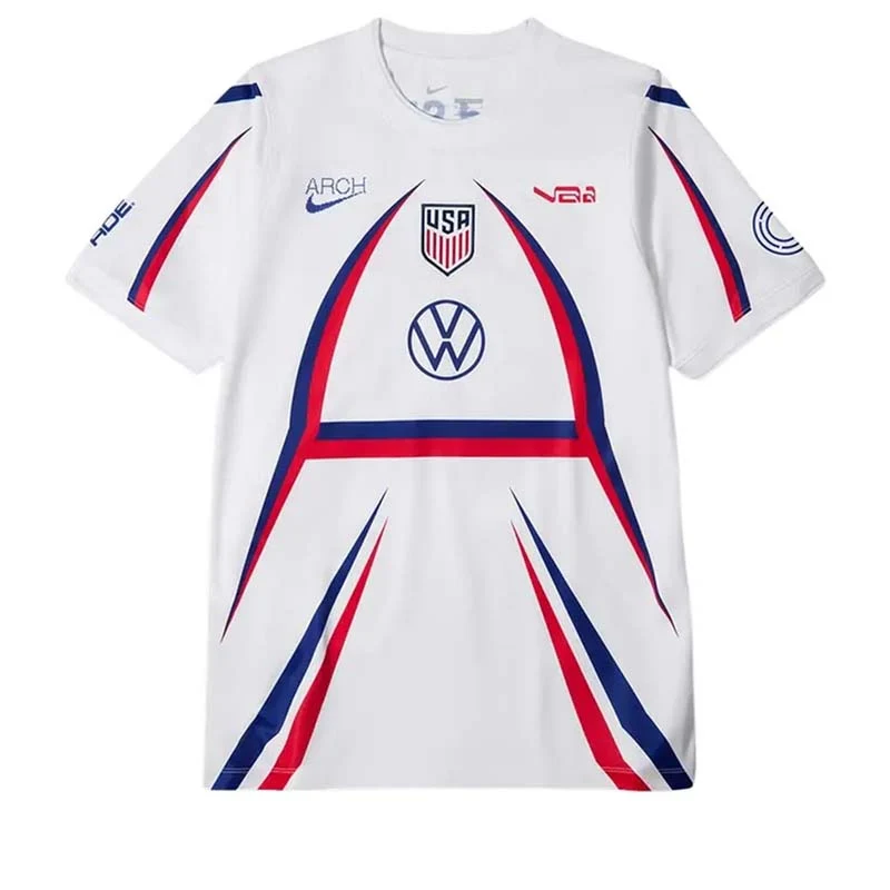 Virgil Abloh Archive x USA x Nike Academy Pro Soccer Top - White/Deep Royal Blue