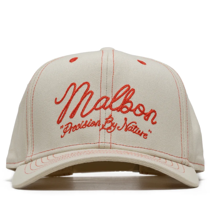 Malbon Golf Precision Snapback - Ivory