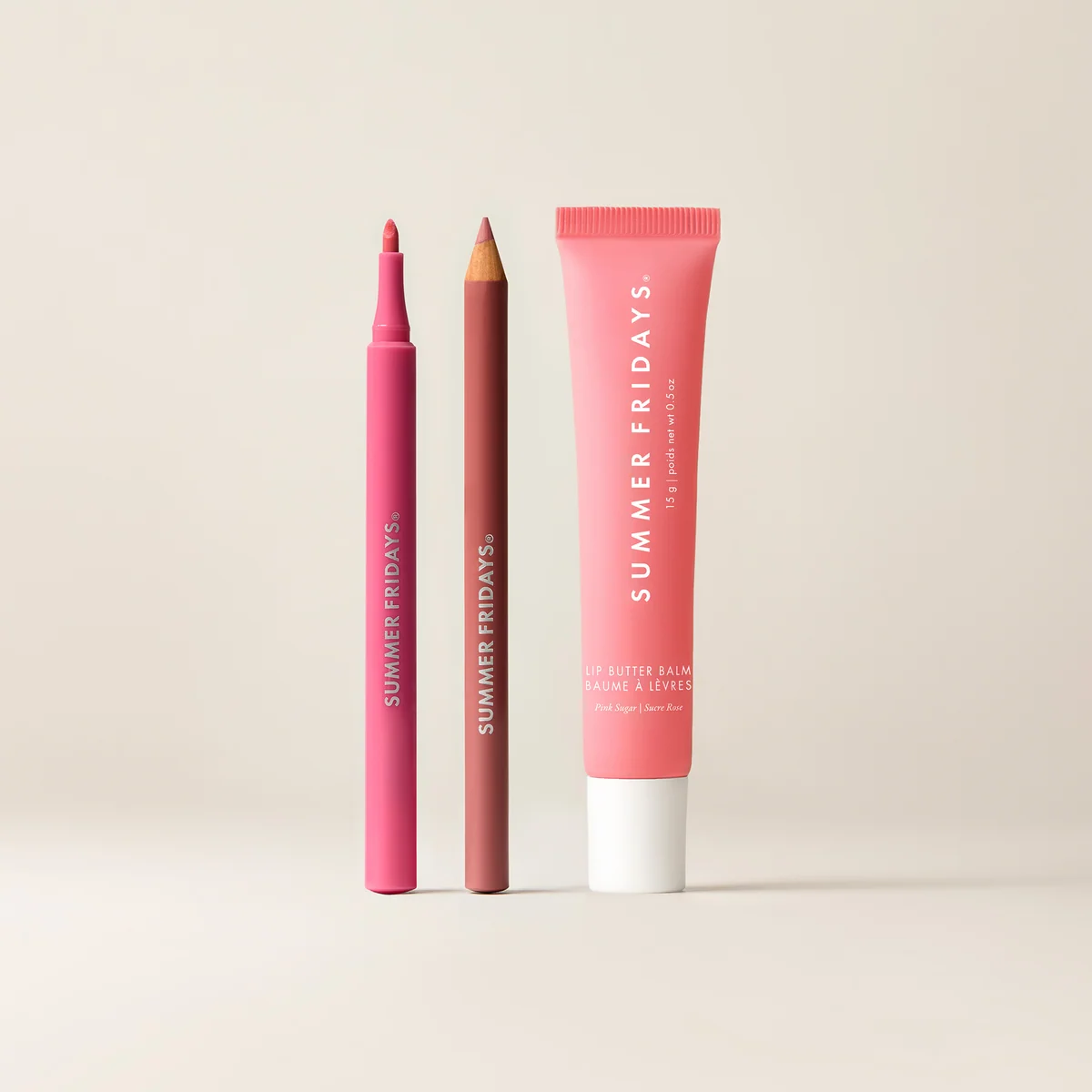 Summer Fridays Lip Combo in Pink sugar | TikTok Exclusive