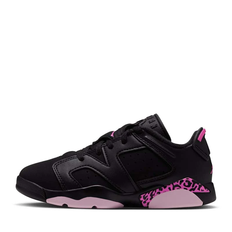 Jordan Brand Jordan 6 Retro Low (PS) - Black/Laser Fuchsia