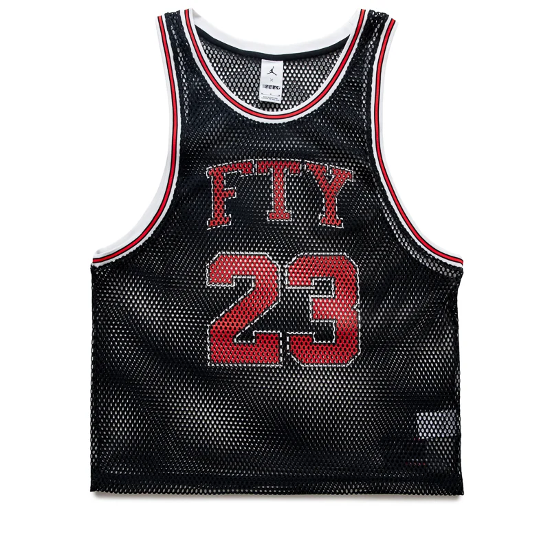 Jordan Brand Free The Youth x Jordan Basketball Jersey - Black/Light Crimson