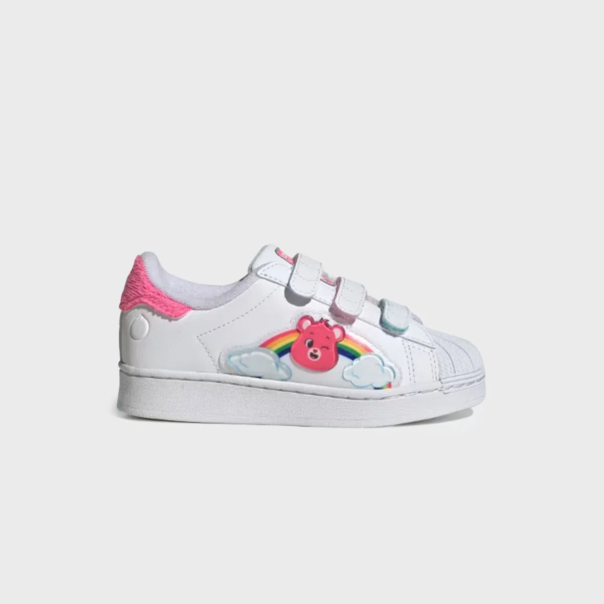 adidas x Care Bears TD Superstar LED Lights Comfort Closure - White / Lucid Pink / Bliss Pink