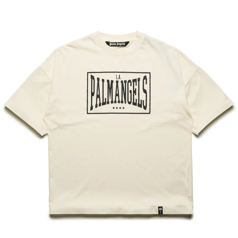 Palm Angels Vintage Box Logo Loose Tee - Off White