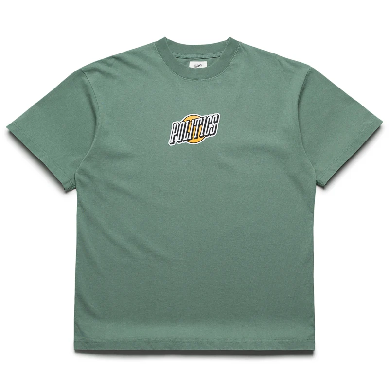 Politics Rise Tee - Vintage Green