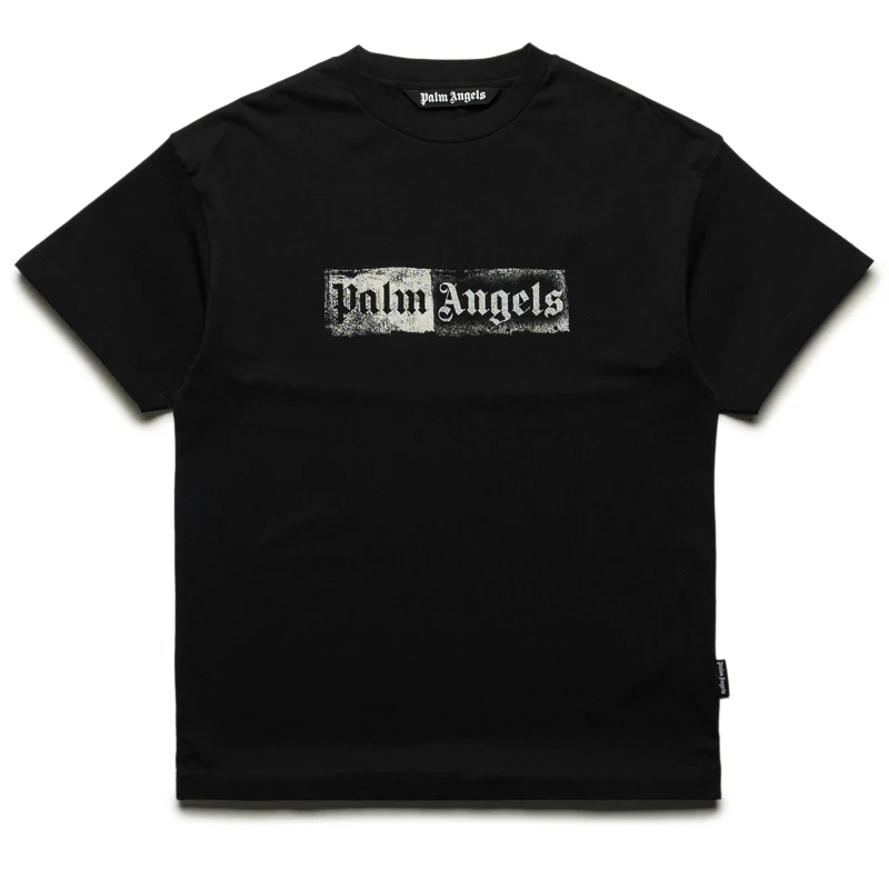 Palm Angels Stamp Logo Tee - Black