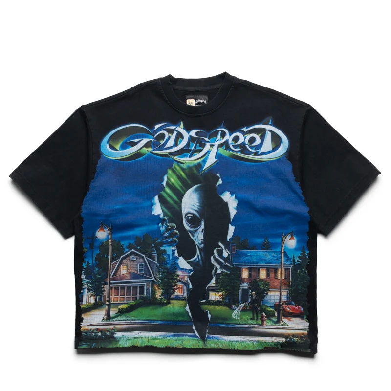 Godspeed New York Neighborhood Watch Tee - Black