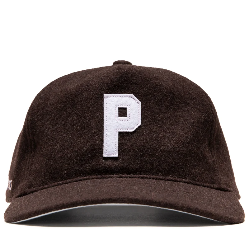 Politics x Mitchell & Ness Pro Pinch Wool Snapback - Brown