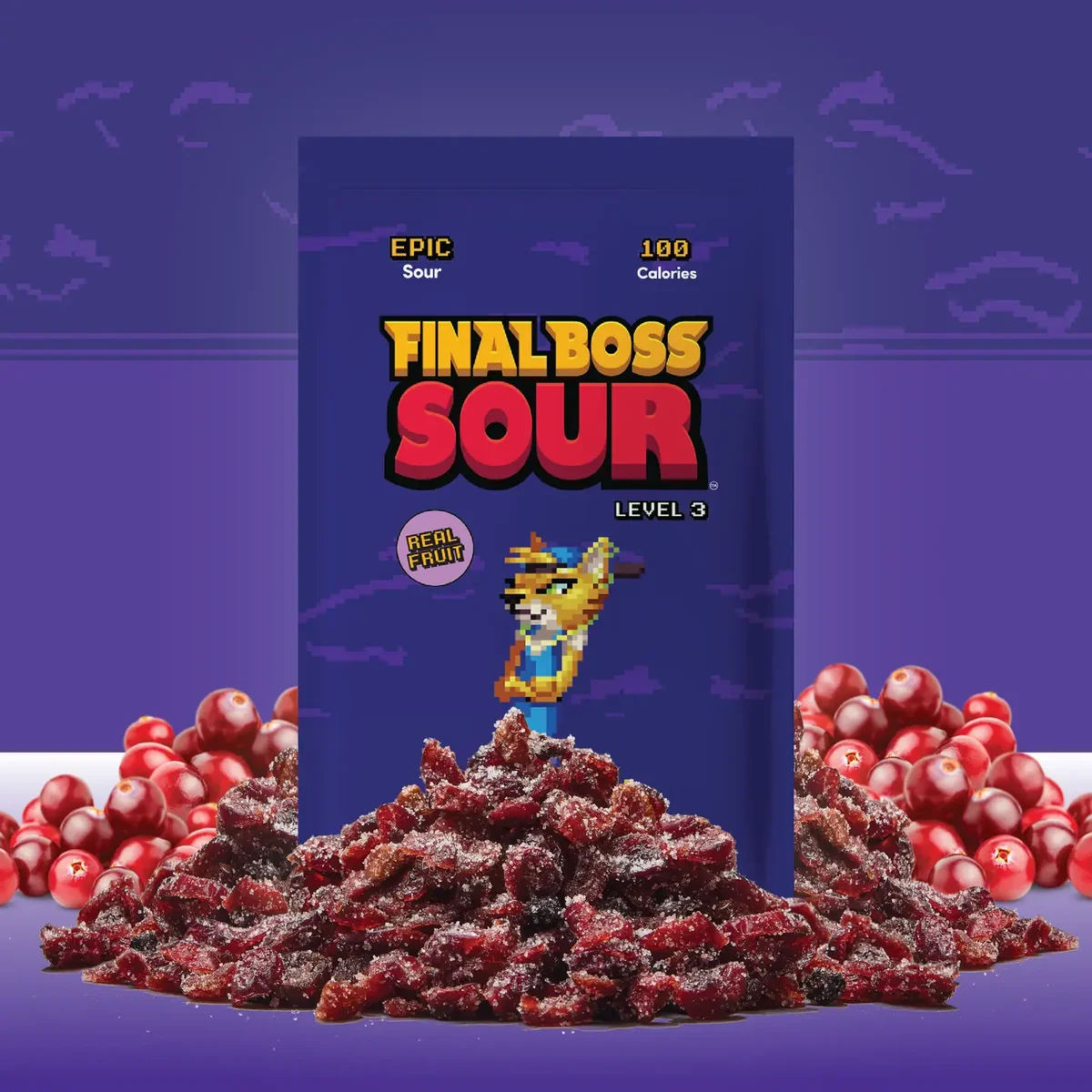 Candycopia Final Boss Sour - Level 3 Cranberries