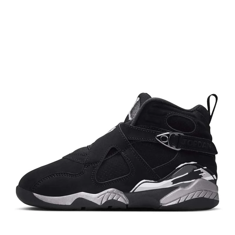Jordan Brand Jordan 8 Retro 'Chrome' (PS) - Black/White