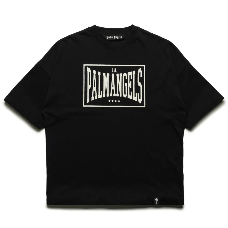 Palm Angels Vintage Box Logo Loose Tee - Black