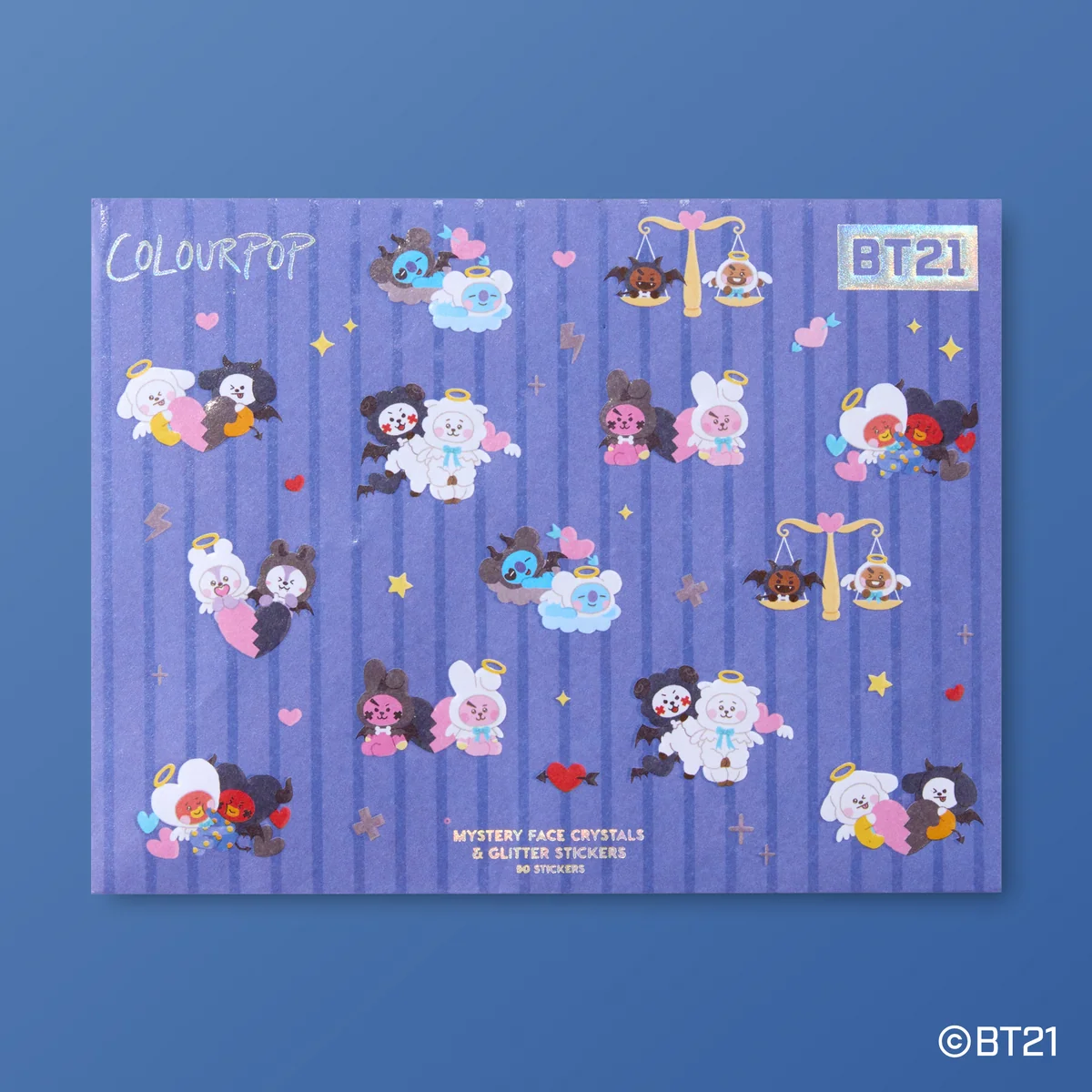 ColourPop Mystery BT21 Face Crystals
