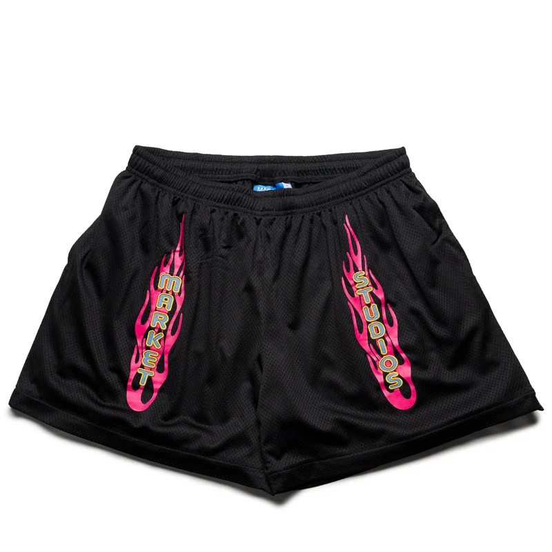 Market V12 Mesh Shorts - Pirate Black