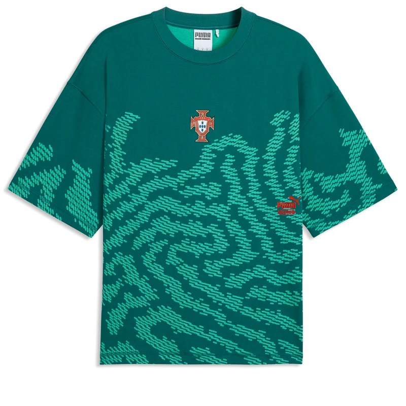 Salehe Bembury x Puma Portugal KING Tee - Emerald Ice