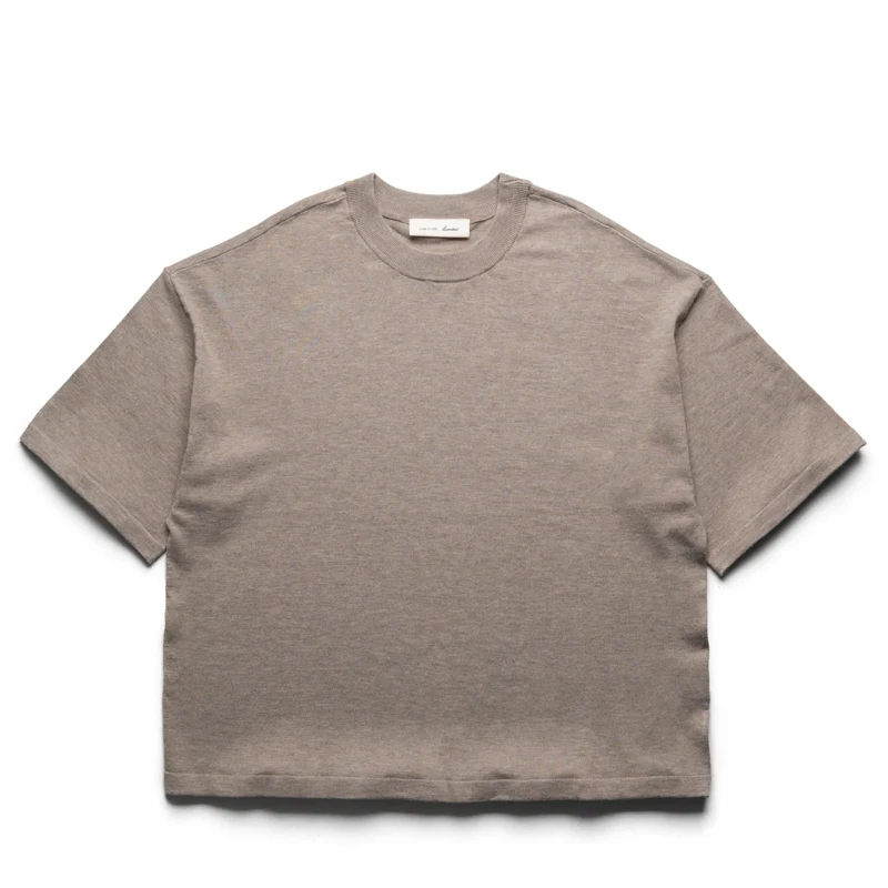 Fear Of God Essentials Soft Knit Tee - Seal Heather
