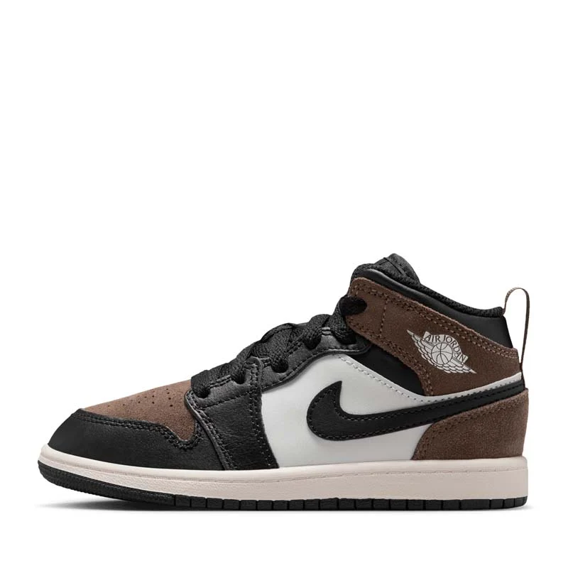 Jordan Brand Jordan 1 Mid (PS) - Black/Phantom
