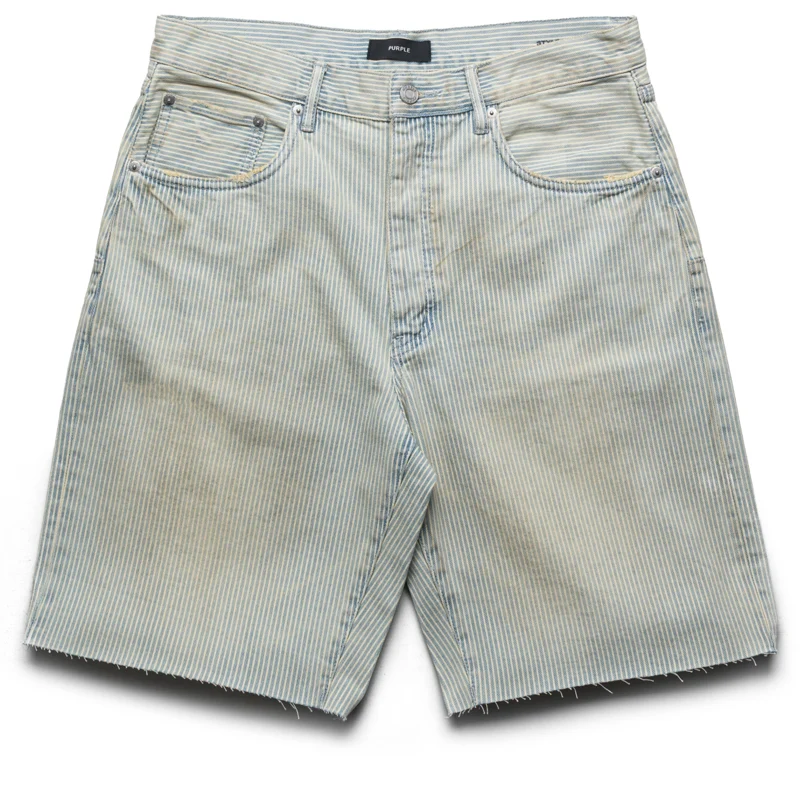 Purple Brand Hickory Denim Shorts - Light Indigo