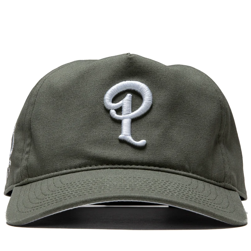 Politics x Mitchell & Ness Pro Pinch Canvas Snapback - Olive