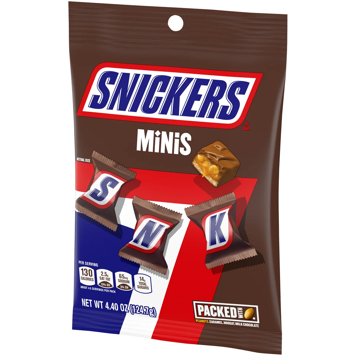 Mars Chocolate Snickers Minis Candy Bars - 4.4-oz. Bag