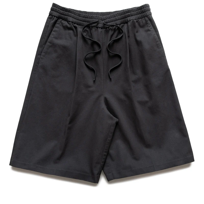 Fear Of God Essentials Cotton Twill Relaxed Drawstring Shorts - Iron Grey