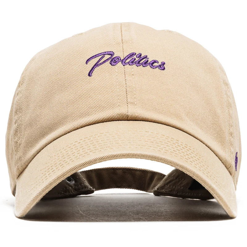 Politics x '47 Flat Script Strapback - Khaki