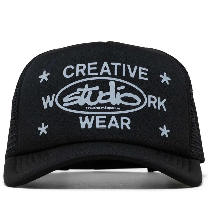 Supervsn Studio CWW Trucker Hat - Black