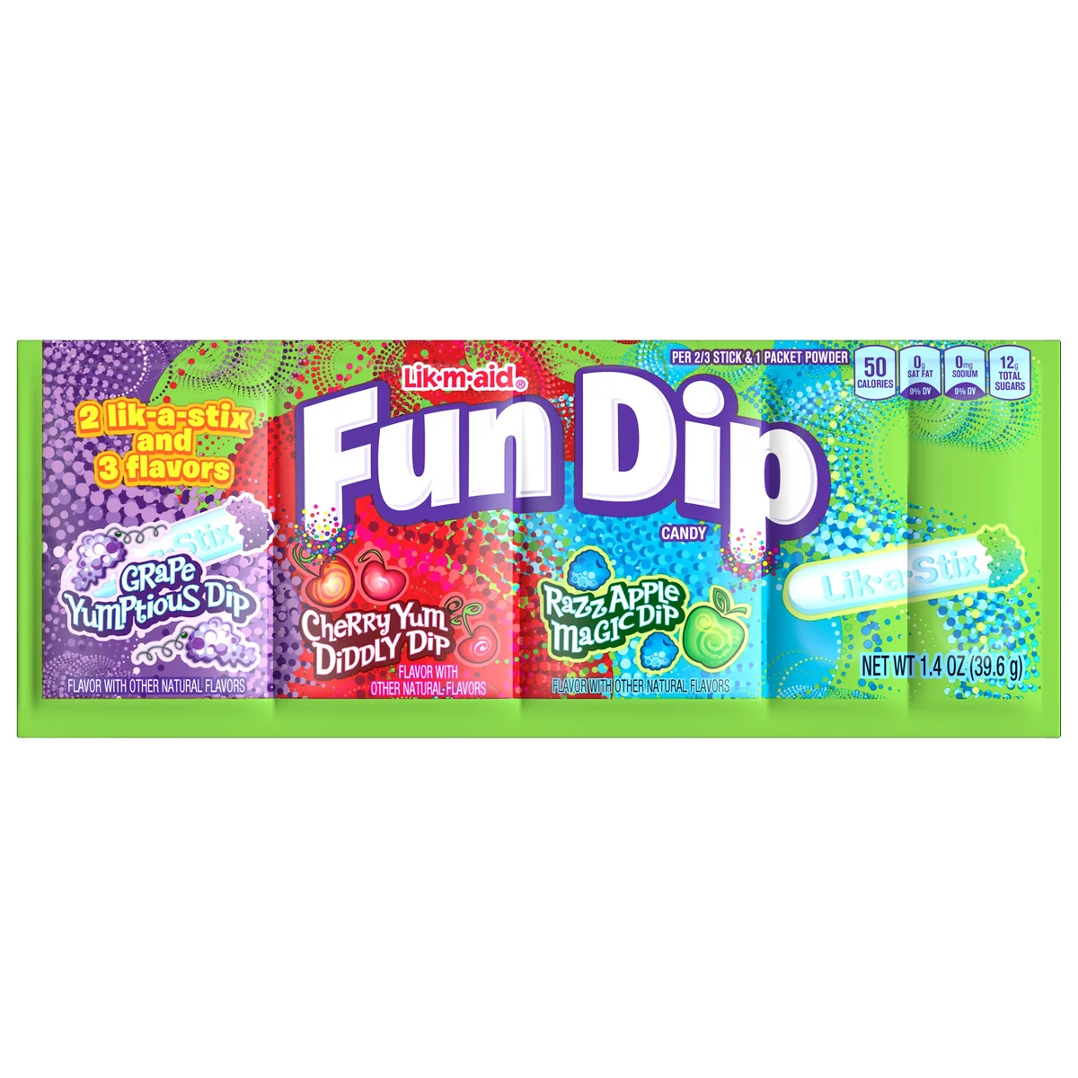 Ferrara Candy Company Lik-m-aid Fun Dip Candy - 1.4-oz. Pack